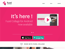 Tablet Screenshot of fuzel.com